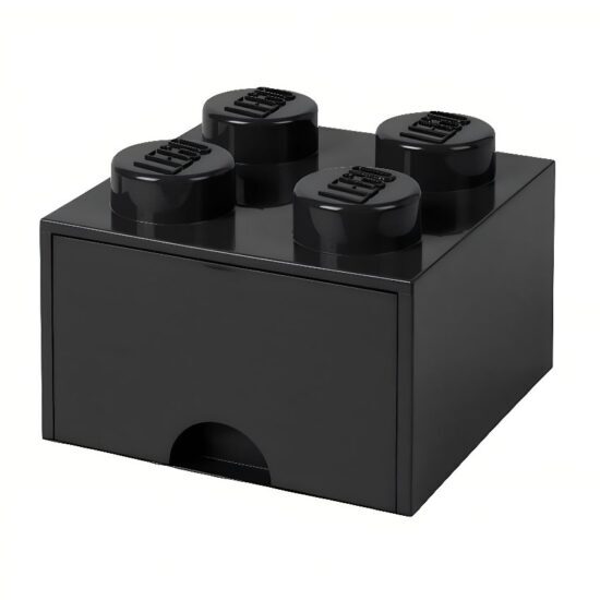 Černý úložný box LEGO® Storage 25 x 25 cm