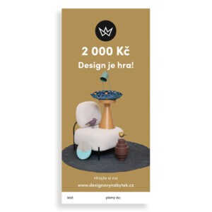 Dárkový e-poukaz v hodnotě 2000 Kč - Design je hra