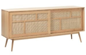 Dubová komoda Unique Furniture Barrali 180 x 45 cm