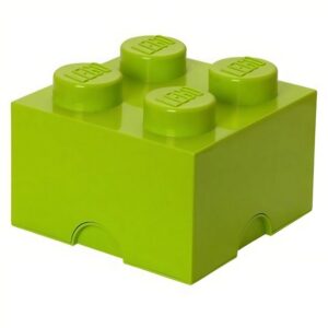 Světle zelený úložný box LEGO® Smart 25 x 25 cm