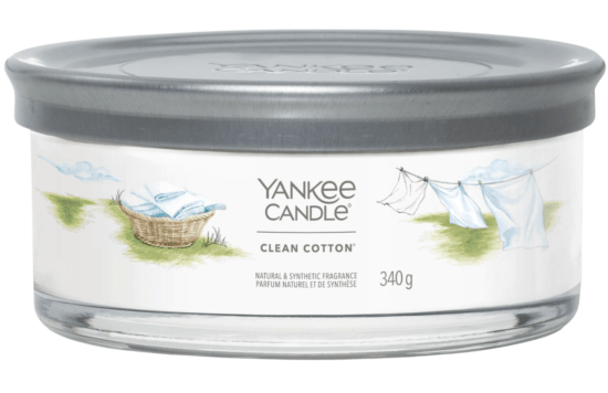 Vonná svíčka Yankee Candle Clean Cotton 5 knotů